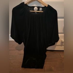 Black Velvet Top